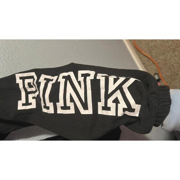 Black Victoria Secret Pink Sweats - Picture 5 of 8